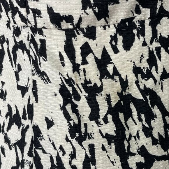 Cynthia Steffe Women's Black White Ruffle Mini Strapless Dress Size 2 - Picture 9 of 16